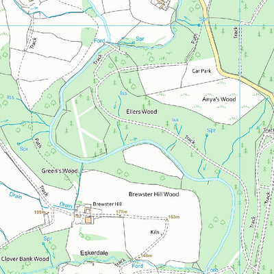 UK Topographic Maps North Yorkshire 52 (1:10,000) digital map