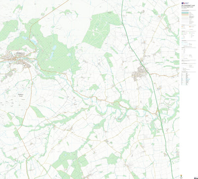 UK Topographic Maps Northumberland 21 (1:10,000) digital map