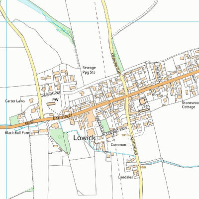 UK Topographic Maps Northumberland 29 (1:10,000) digital map