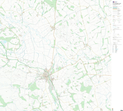 UK Topographic Maps Northumberland 40 (1:10,000) digital map