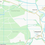 UK Topographic Maps Northumberland (NT90) digital map