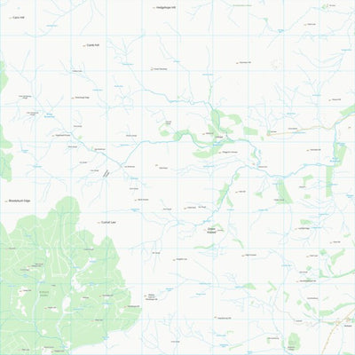 UK Topographic Maps Northumberland (NT91) digital map