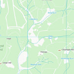 UK Topographic Maps Northumberland (NT91) digital map