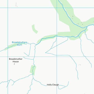 UK Topographic Maps Northumberland (NT92) digital map