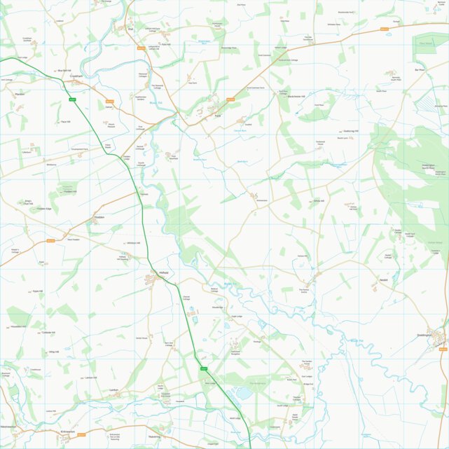 Northumberland (NT93) Map by UK Topographic Maps | Avenza Maps