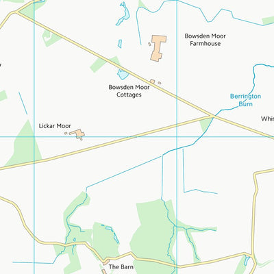 UK Topographic Maps Northumberland (NT94) digital map