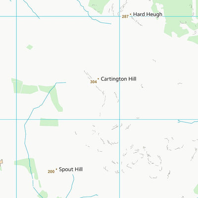 UK Topographic Maps Northumberland (NU00) digital map