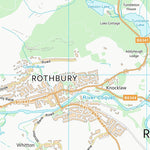 UK Topographic Maps Northumberland (NU00) digital map