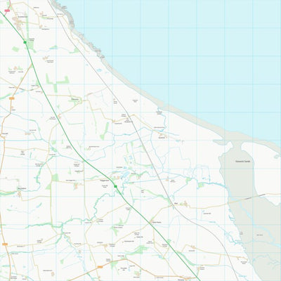 UK Topographic Maps Northumberland (NU04) digital map