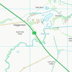 UK Topographic Maps Northumberland (NU04) digital map