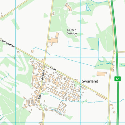 UK Topographic Maps Northumberland (NU10) digital map