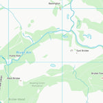 UK Topographic Maps Northumberland (NU11) digital map