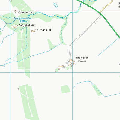 UK Topographic Maps Northumberland (NU12) digital map