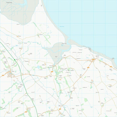 UK Topographic Maps Northumberland (NU13) digital map