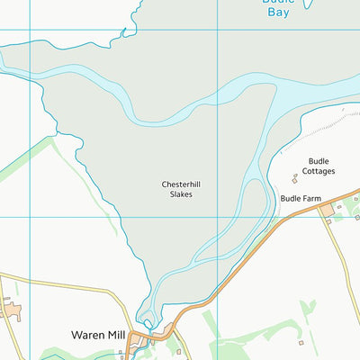 UK Topographic Maps Northumberland (NU13) digital map