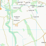 UK Topographic Maps Northumberland (NU13) digital map