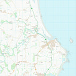 UK Topographic Maps Northumberland (NU20) digital map