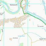 UK Topographic Maps Northumberland (NU20) digital map