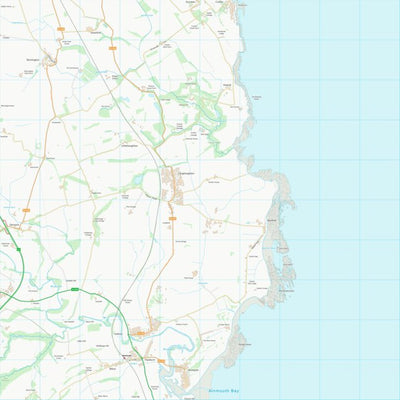 UK Topographic Maps Northumberland (NU21) digital map