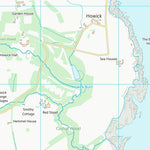 UK Topographic Maps Northumberland (NU21) digital map
