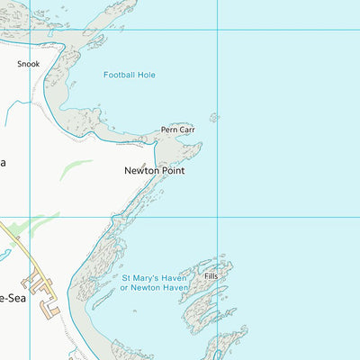 UK Topographic Maps Northumberland (NU22) digital map
