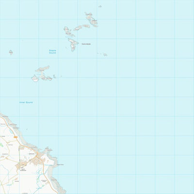 UK Topographic Maps Northumberland (NU23) digital map