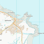 UK Topographic Maps Northumberland (NU23) digital map