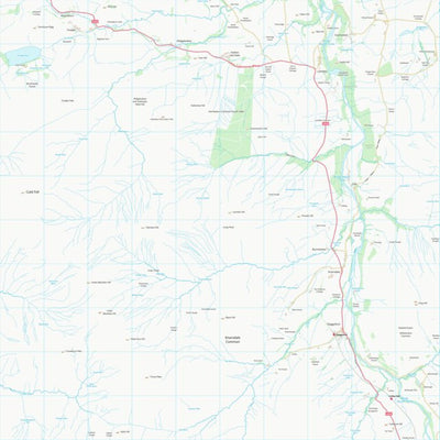 UK Topographic Maps Northumberland (NY65) digital map