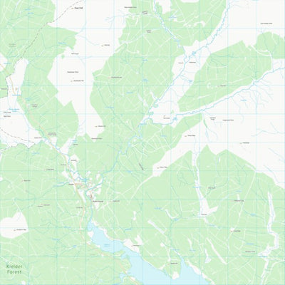 UK Topographic Maps Northumberland (NY69) digital map