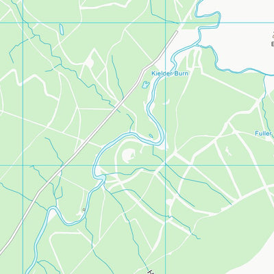 UK Topographic Maps Northumberland (NY69) digital map