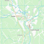 UK Topographic Maps Northumberland (NY69) digital map