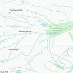 UK Topographic Maps Northumberland (NY75) digital map