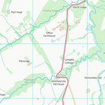 UK Topographic Maps Northumberland (NY75) digital map