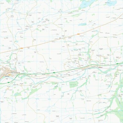 UK Topographic Maps Northumberland (NY76) digital map