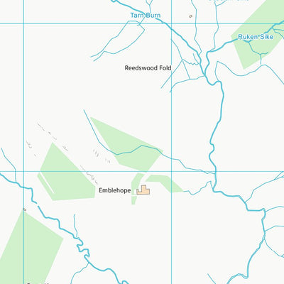 UK Topographic Maps Northumberland (NY79) digital map