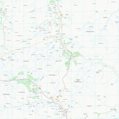 UK Topographic Maps Northumberland (NY84) digital map