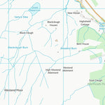 UK Topographic Maps Northumberland (NY84) digital map