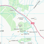UK Topographic Maps Northumberland (NY84) digital map