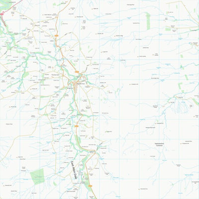 UK Topographic Maps Northumberland (NY85) digital map