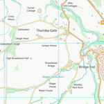 UK Topographic Maps Northumberland (NY85) digital map
