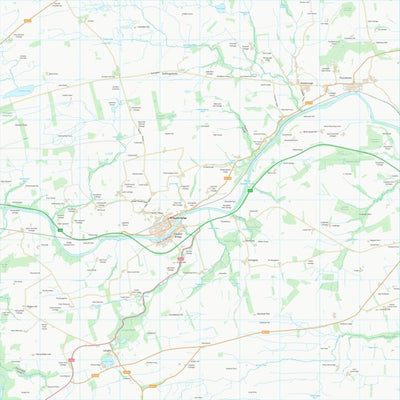 UK Topographic Maps Northumberland (NY86) digital map