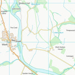 UK Topographic Maps Northumberland (NY87) digital map