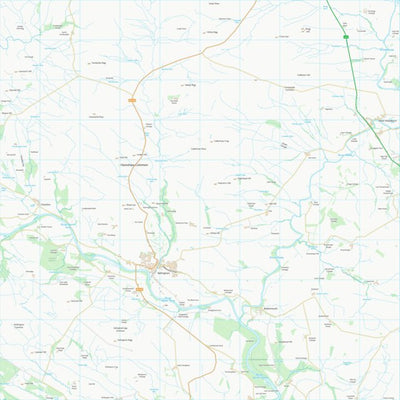 UK Topographic Maps Northumberland (NY88) digital map