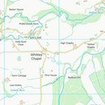 UK Topographic Maps Northumberland (NY95) digital map