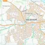 UK Topographic Maps Northumberland (NY96) digital map