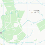 UK Topographic Maps Northumberland (NY98) digital map