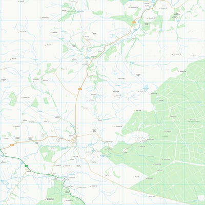 UK Topographic Maps Northumberland (NY99) digital map