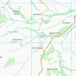 UK Topographic Maps Northumberland (NY99) digital map