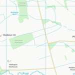 UK Topographic Maps Northumberland (NZ08) digital map