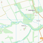 UK Topographic Maps Northumberland (NZ08) digital map
